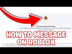How To Message People On Roblox - Step By Step