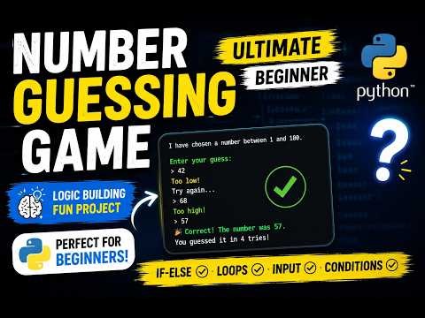 Number guessing game || Ultimate Beginner Project