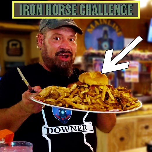 3 Burgers & 1.5 lb of Fries 🔥 Crazy Challenge! | Da Garbage Disposal