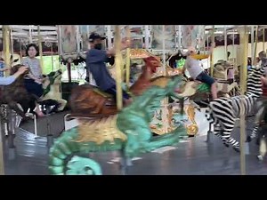 1913 Herschell-Spillman Company Carousel at Greenfield Village in Dearborn, Michigan. June 12, 2021