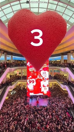 Millions of balloons were released on New Year's Day #shortsvideo