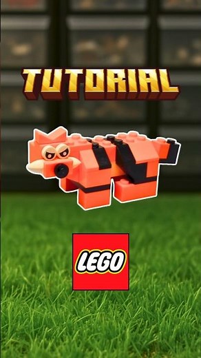 🐯 Lego Tiger / Tigre Tutorial Ideas #lego #tiger #animal #build #wild