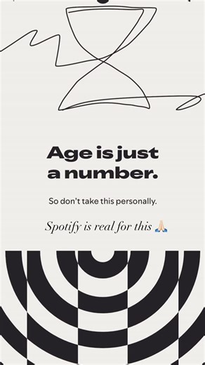 ugc with gg on Instagram: "🤣🤣 . . . . . . . . #spotify #december #trending [spotify wrapped, December, year end, age, age is just a number, ui ux, graphics, content creator, adoebe, trending reels, that time of the year, Spotify, Spotify wrapped up, 2025]"