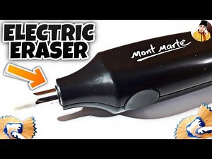 MY NEW ELECTRIC ERASER | MONT MARTE ELECTRIC ERASER UNBOXING AND REVIEW