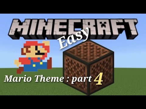 How to make Mario Theme in Minecraft (easy) : part 4