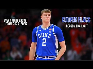 Cooper Flagg, Duke Season Highlight - Watch every made shot in the 2024-2025 season