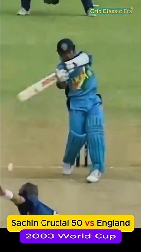 Sachin's Classy Fifty vs England 2003