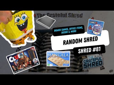 Satisfying Random Shred – Office Items, Games & Random Decor