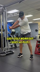 Golf workout you can do with just a cable machine (or resistance band). Remember to always do these exercises on both sides of your body. If you like this workout message me for private training. #golfworkout #golftips #GolfFitness #golfexercise | J Golf Fitness