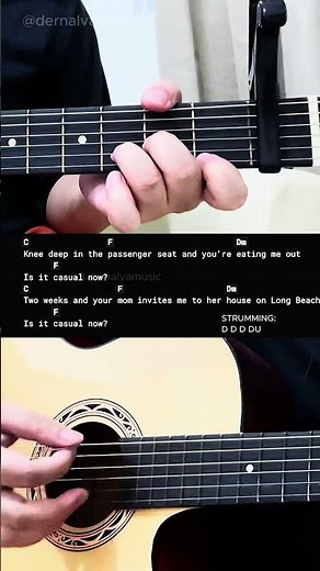 Casual - Chappell Roan | Easy Guitar Chords Tutorial For Beginners #guitarlesson