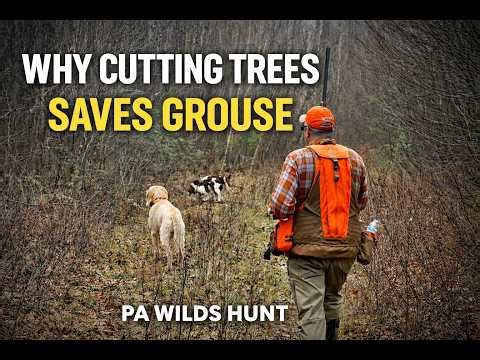 Why Cutting Trees SAVES Grouse - PA Wilds Grouse Hunt
