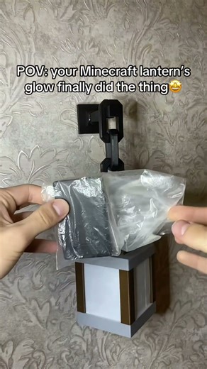 This Minecraft lantern is literally perfect 🥰🏮#minecraft #lantern #nostalgia #fyp #ngl #shorts