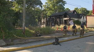Atlanta fire: Crews respond to blaze that consumes two houses