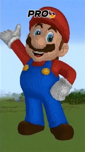 Minecraft SUPER MARIO STATUE HOUSE BUILD CHALLENGE - NOOB vs PRO vs HACKER