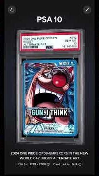 PSA return part 2! #onepiece #psacard #luffy
