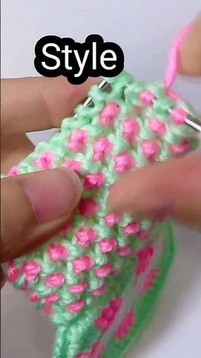 Shoe design crochet