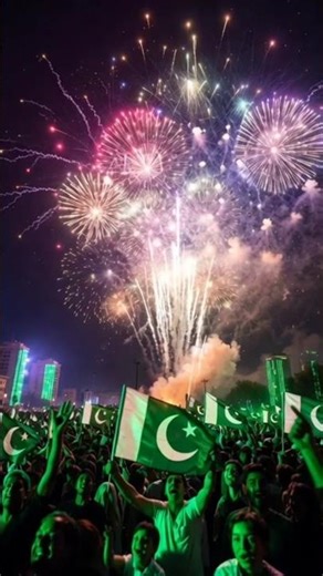 Epic Night Independence Day Celebration 🎆🇵🇰 | 14 August Pakistan