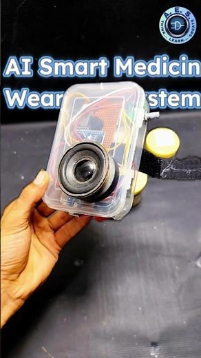 AI Smart Wearable Medicine Detection Device | NRF + Voice Alert System 🔊💊