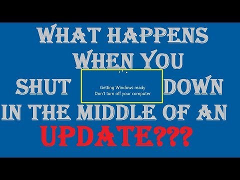 What Happens When You Turn Off Your PC While Updating? Windows 10 ;)