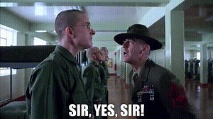 Sir, yes, sir!