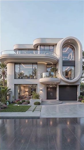 Luxury Contemporary Home. Sophisticated Modern Living Space #architecture #modelbuilding#designhouse