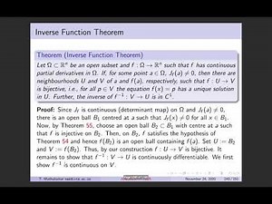 Inverse and Implicit Function Theorems