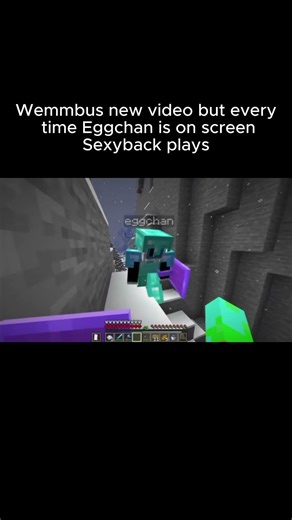 Wemmbu's new video but every time Eggchan is on screen Sexyback plays #foryou #unstablesmp #funny