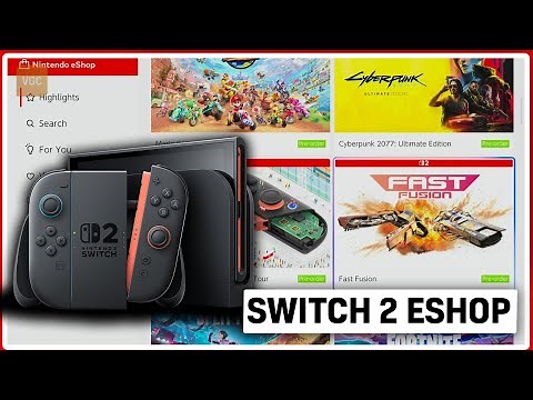 FIRST LOOK: Switch 2 eShop and menus