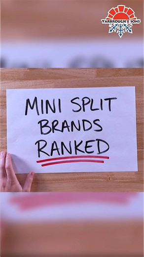 Here's mini split brands ranked from best to worst! Mitsubishi, Samsung and LG made the top of our list. At the end of the day, we only want to recommend what will work most effectively for your home and make the most financial sense for you. #oklahoma #oklahomacity #okc #oklahomacheck #normanok #mooreok #yukonok #edmondok (Lic. #004965, Lic. #63635) | Yarbrough & Sons Heating, Cooling & Plumbing
