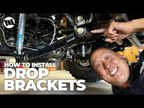 HOW TO Install Control Arm Drop Brackets on a Jeep Wrangler or Gladiator