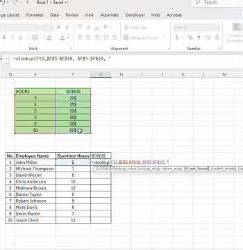 XLOOKUP Bonus Calculation in Excel | Adjust Employee Bonus Automatically, #productivity #exceltips