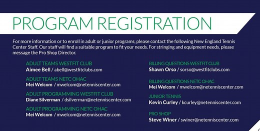 Tennis - WestFit Clubs