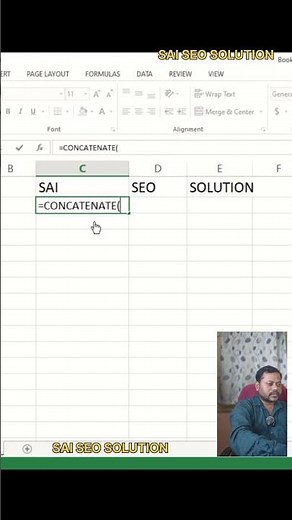 CONCATENATE Formula in Excel #excel #spreadsheetmagic#concatenate@SAI SEO SOLUTION