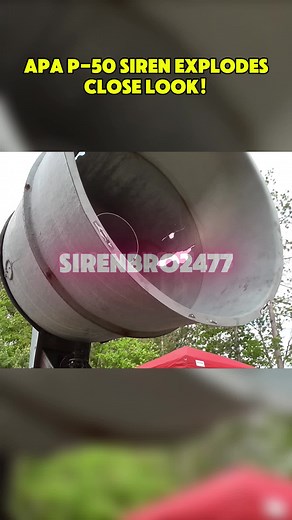 Explosive ACA P-50 Siren at Sirencon