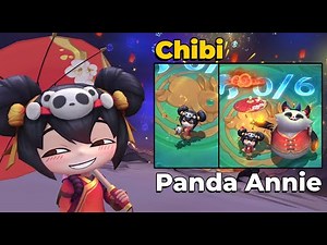 Chibi Panda Annie | All Animations | TFT MONSTERS ATTACK