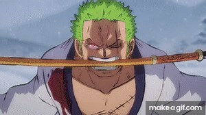 Zoro Purgatory Onigiri「4k」「60fps」║ One Piece on Make a GIF