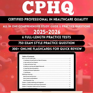 CPHQ Study Guide 2026 L CPHQ Exam Prep L Certified Professional in Healthcare Quality L 700 Cphq Questions L Cphq Flashcards L Cphq Notes - Etsy Australia
