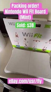 Packing order! Nintendo Wii fit board! #retrogaming #gaming #wii #nintendo #nostalgia #videogames
