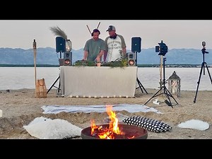 Melodic Techno & House Music Mix - Bonfire Beach Party at Croatia - b2b DausE (4k)