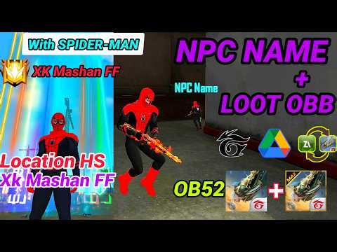 After Update New Antena Config File | NPC Name Location Hack | Free Fire Location Hack OB52 | No Vpn