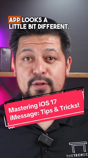 Mastering iOS 17 iMessage: Tips & Tricks! #iOS17 #iMessageUpdate #TechTips #AppleTips #TechHack #iOSGuide #TheTechDesk