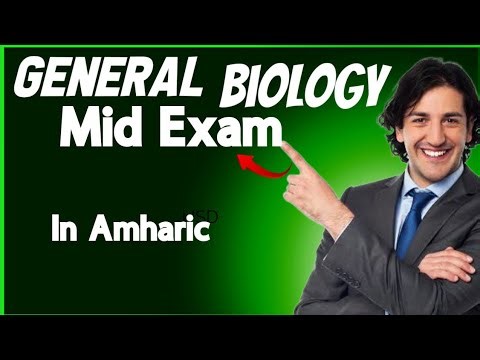 Freshman Course General Biology Mid Exam