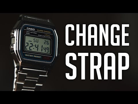 How To Change Strap on Casio Watch A158W