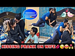 Kissing Prank On Wife💋😘 || Epic Reaction😍👨‍❤️‍💋‍👨 || Gone romantic❤️ #prank #viral #comedy