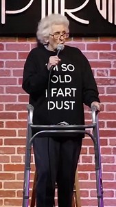 I’m so old, my back goes out more than I do 😂 If laughing keeps you young… I should be 22 by now. #StandUpComedy #OldPeopleHumor #AgingGracefully #ComedyReels #RelatableJokes | Stand-Up Granny