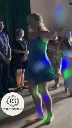Epic Wedding Dance Party Under Disco Lights! #shorts