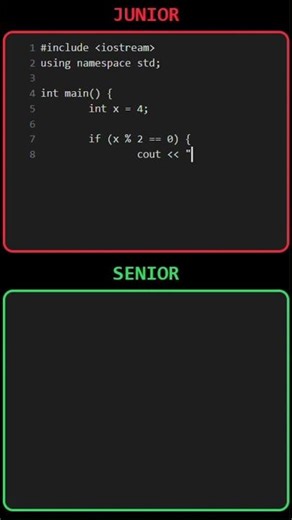 Junior vs Senior C++ Code 😱 Same Logic, Cleaner Code 🔥