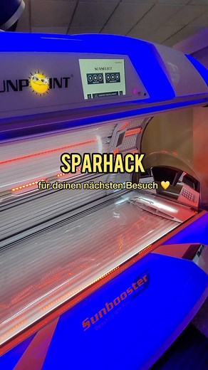 Kennst du eigentlich schon unsere Coupons, mit denen du beim Studiobesuch sparen kannst? 💸 Du kannst sie dir für teilnehmende Studios über unsere Website herunterladen und bei deinem nächsten Besuch einfach an der Kasse vorzeigen 😍 ➡️ sunpoint.de/coupon | SUNPOINT