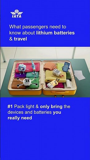 🔋 Travel Smart: Pack Light