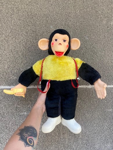 Vintage Mr Bim Zippy Monkey Plush: 1960s Japanese Chimpanzee Toy - Etsy